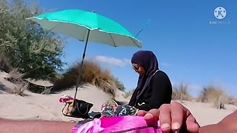 Surprised Muslim Man At The Beach By Revealing My Genitals!